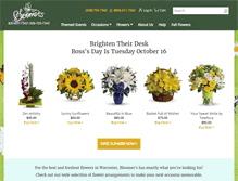 Tablet Screenshot of bloomersfloristonline.com
